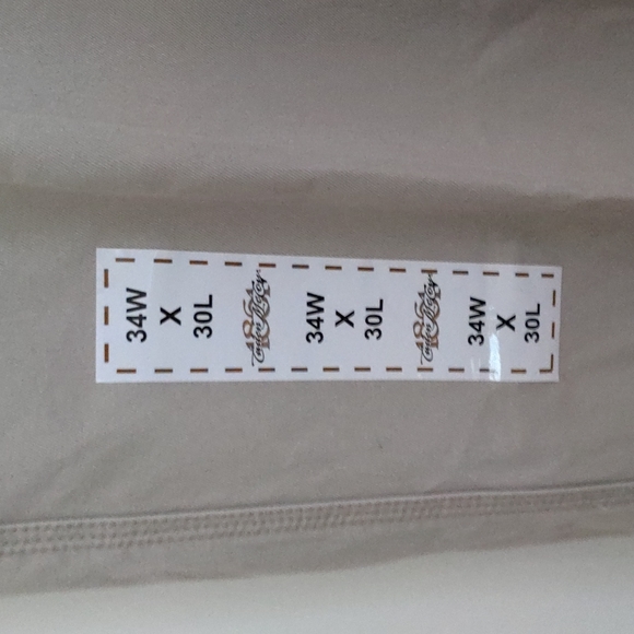 Caden McCoy 34x30 Caliche Khaki Twills Pants New - Picture 4 of 12